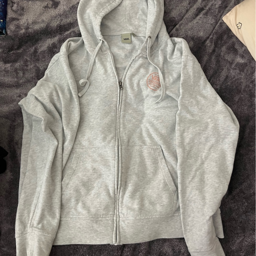 grey Vans Zip Up jacket
